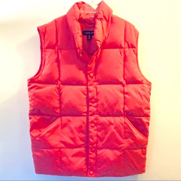 Lands End Girls Goosediown Puffer Vest - Picture 1 of 6